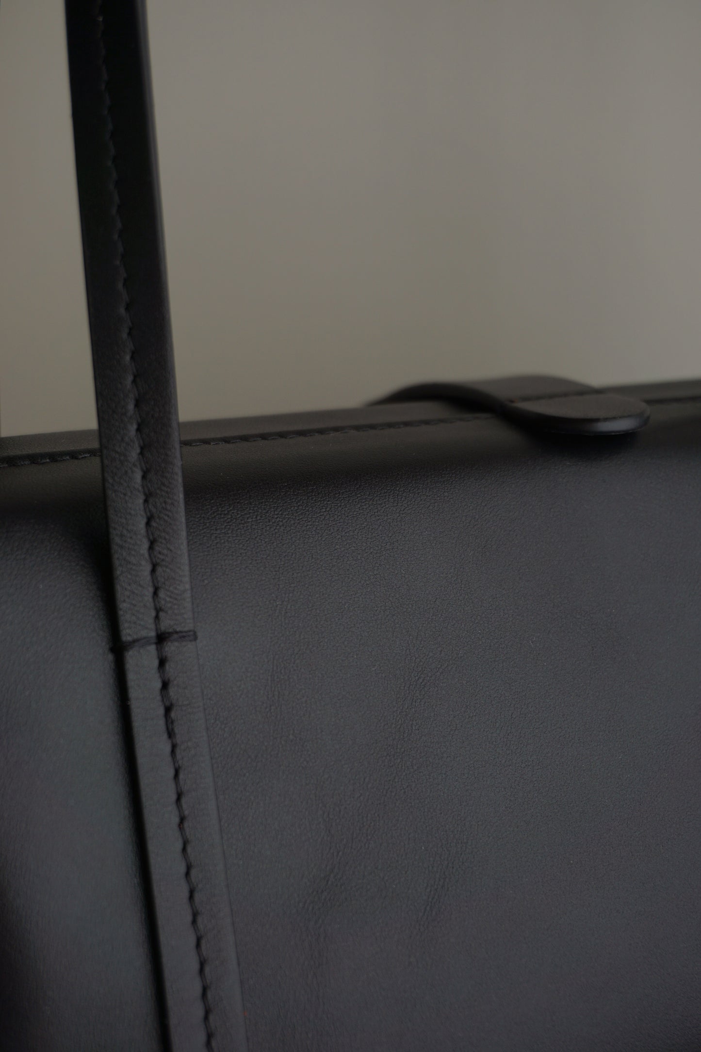 RAY frame bag - black leather