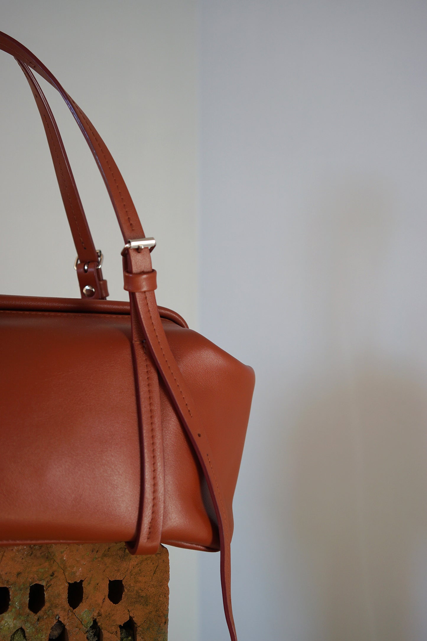 RAY frame bag - brick leather