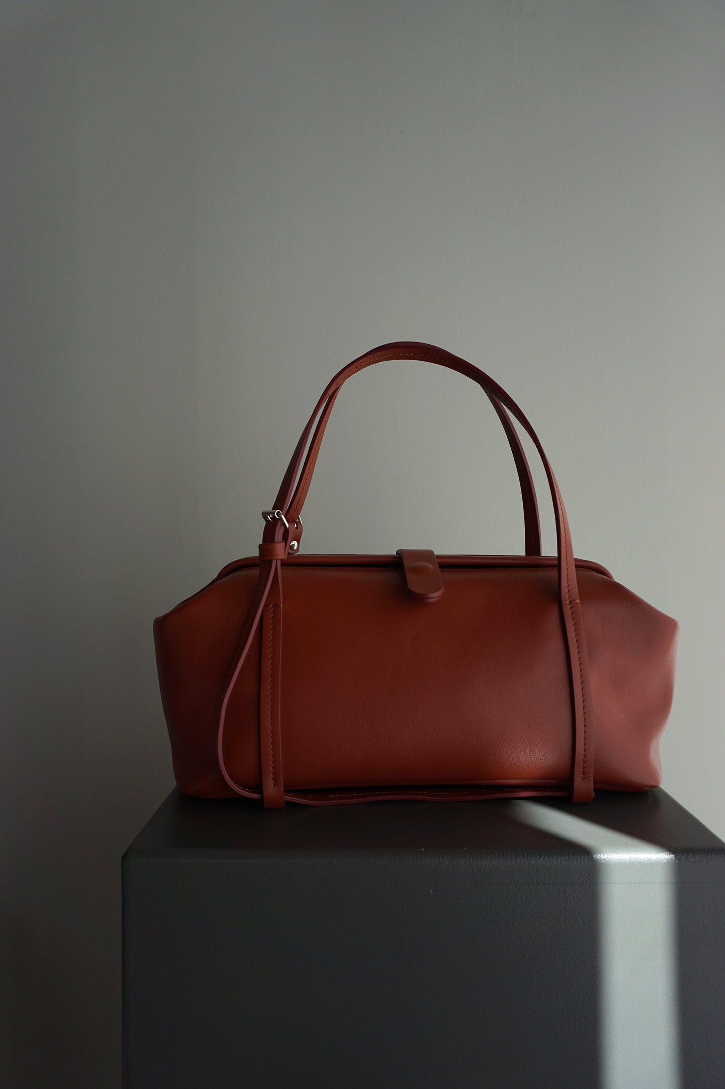 RAY frame bag - brick leather