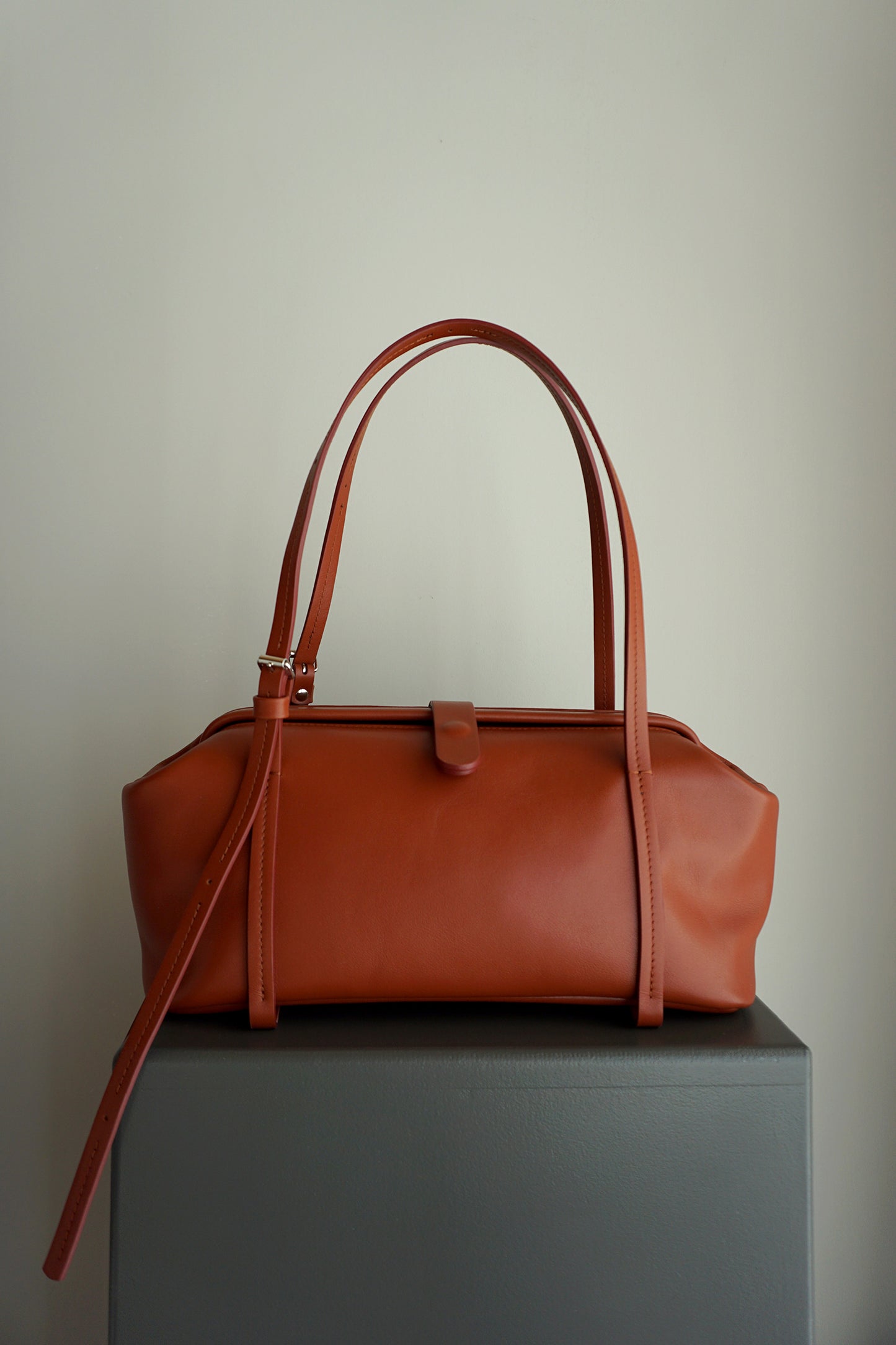 RAY frame bag - brick leather